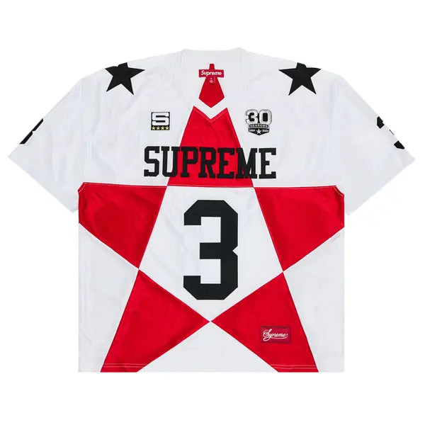 White Supreme Star Football Jersey – The Signal UK White Supreme Star Football Jersey – The Signal UK