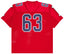 Red Supreme Bones Football Jersey