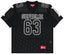 Black Supreme Bones Football Jersey