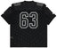 Black Supreme Bones Football Jersey