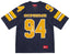 Navy Supreme Sequin Football Jersey