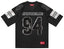 Black Supreme Sequin Football Jersey