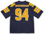 Navy Supreme Sequin Football Jersey