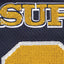 Navy Supreme Sequin Football Jersey