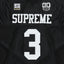 Black Supreme Star Football Jersey