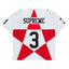 White Supreme Star Football Jersey