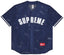 Navy Supreme Ultrasuede Mesh Baseball Jersey