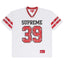 White Supreme Bandana Football Jersey