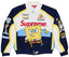 White Supreme x Spongebob Squarepants x Jeff Hamilton Racing Jacket